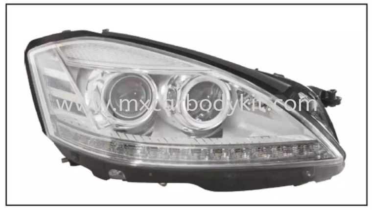 MERCEDES BENZ W221 2006 HEAD LAMP PROJECTOR W/DRL + AFS HEAD LAMP ACCESSORIES AND AUTO PARTS