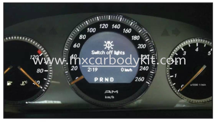 MERCEDES BENZ W204 METER PANEL KM/H METER PANEL ACCESSORIES AND AUTO PARTS