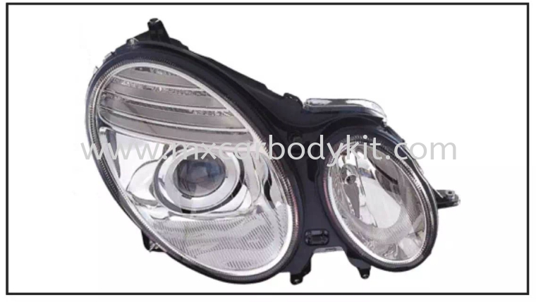 MERCEDES BENZ E-CLASS W211 2002 HEAD LAMP CRYSTAL PROJECTOR W/MOTOR HEAD LAMP ACCESSORIES AND AUTO PARTS