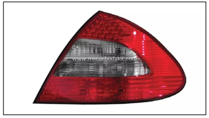 MERCEDES BENZ E-CLASS W211 REAR LAMP CRYSTAL LED RED/SMOKE