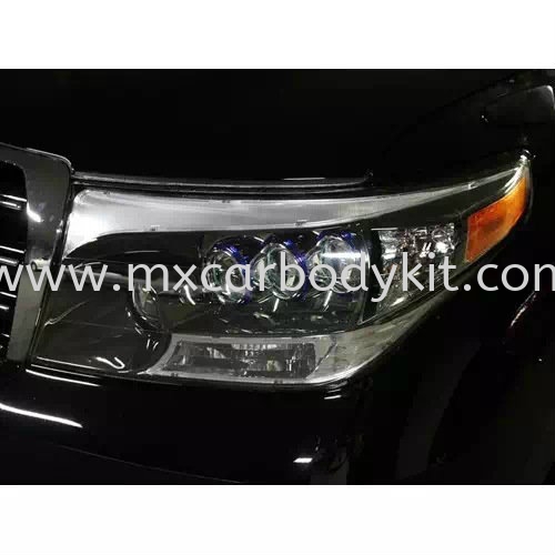 TOYOTA LANDCRUISER FJ200 2008 HEAD LAMP PROJECTOR BLACK CHROME  HEAD LAMP ACCESSORIES AND AUTO PARTS