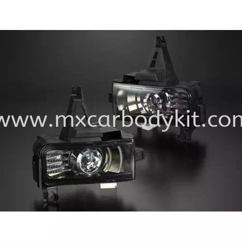 TOYOTA LANDCRUISER FJ200 FOG LAMP CRYSTAL PROJECTOR BLACK CHROME W/LED FOG LAMP ACCESSORIES AND AUTO PARTS