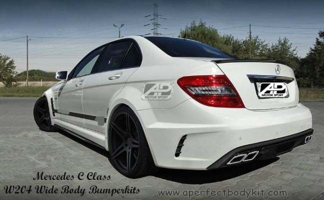 Mercedes C Class W204 Wide Body Bumperkits 