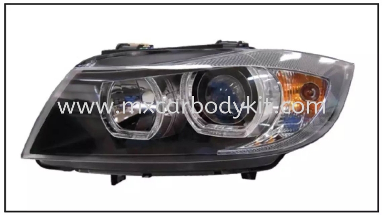 BMW E90 2005 HEAD LAMP PROJECTOR W/LED RIM  HEAD LAMP ACCESSORIES AND AUTO PARTS