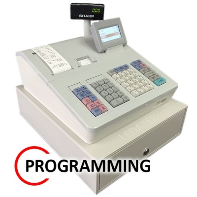 SHARP XE-A307 CASH REGISTER START-UP PROGRAMMING