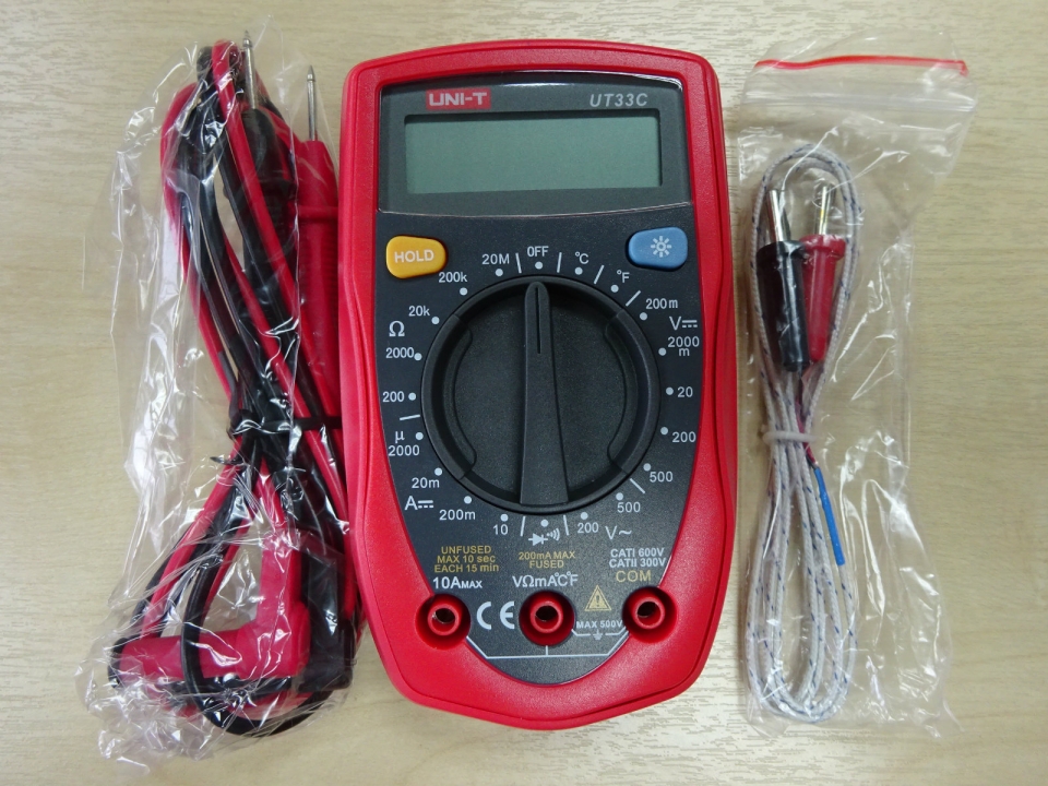 UNI-T UT33C PALM SIZE DIGITAL MULTIMETERS