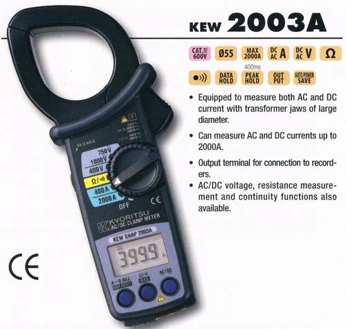 Kyoritsu-2003A Kyoritsu Tester Meter