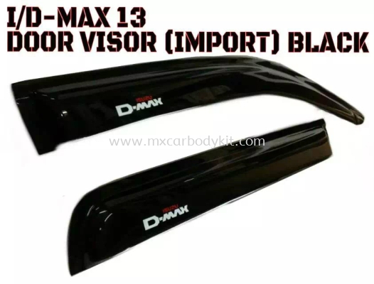 ISUZU DMAX 2013 DOOR VISOR (IMPORT) BLACK