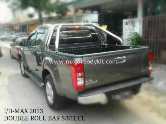 ISUZU DMAX 2013 DOUBLE ROLL BAR S/STEEL