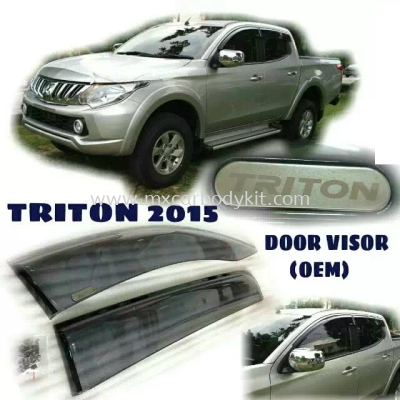 MITSUBISHI TRITON 2015 DOOR VISOR OEM 