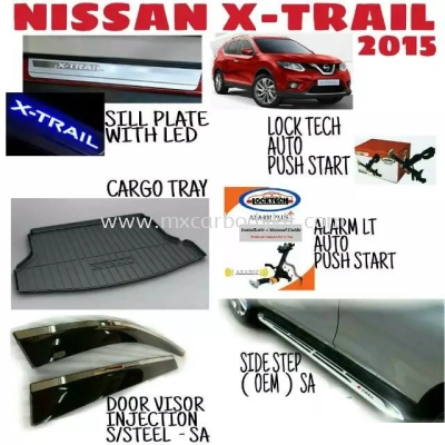 NISSAN X-TRAIL 2015 CAR ACCESSORIES & PARTS