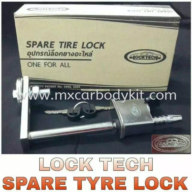 LOCK TECH SPARE TYRE LOCK LOCK TECH ACCESSORIES AND AUTO PARTS