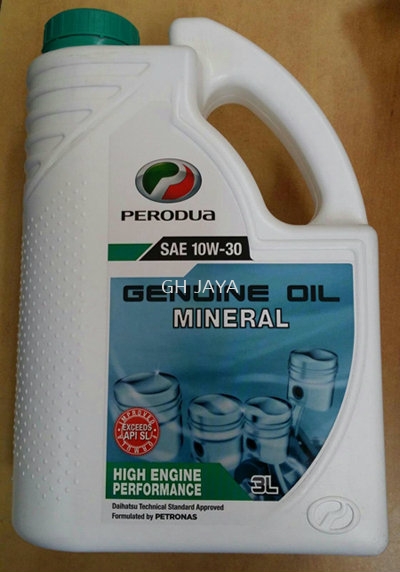 Perodua Genuine Oil Mineral SAE 10W-30 (3L)