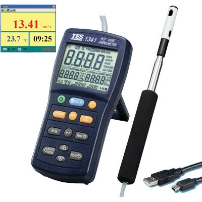 Hot-Wire Anemometer TES 1341