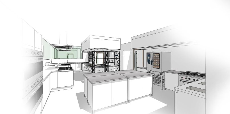 Kitchen Design Sketch