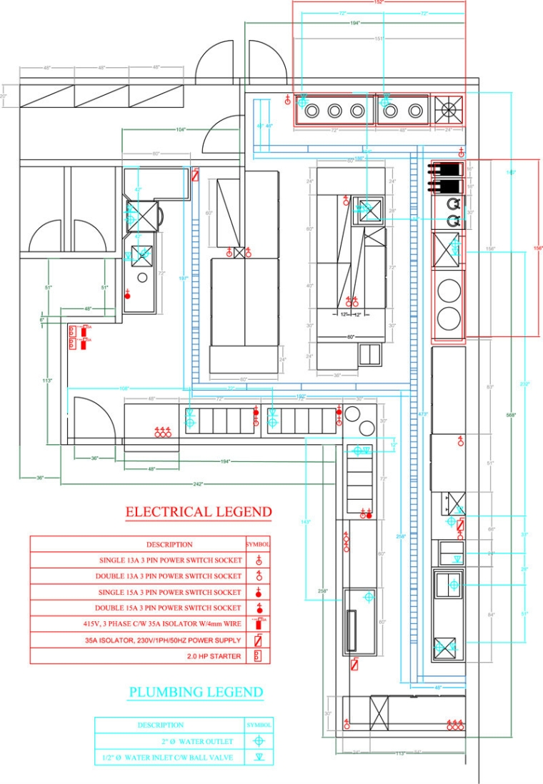 Layout Design Kitchen Design