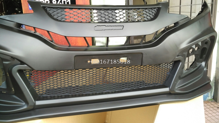 honda jazz 2015 pp bumper mugen rs.