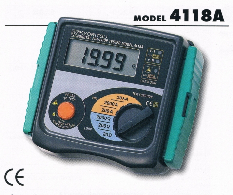 kyoritsu 4118A Digital PSC-Loop Testers