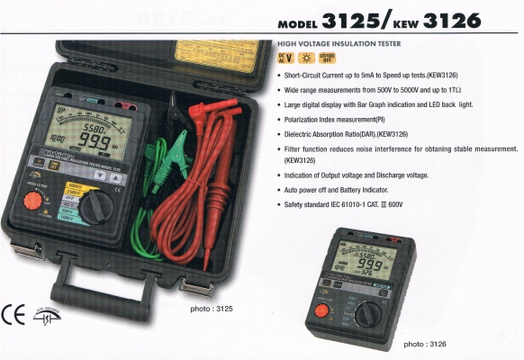 kyoritsu 3125,KEW3126 