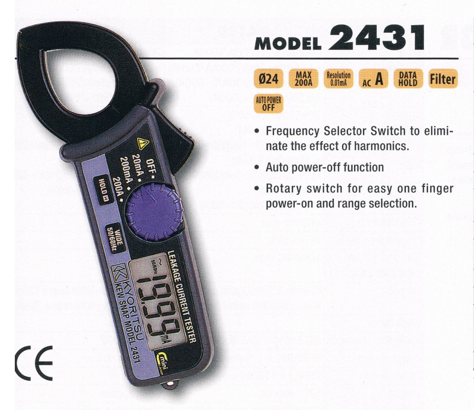 kyoritsu 2431 Kyoritsu Tester Meter