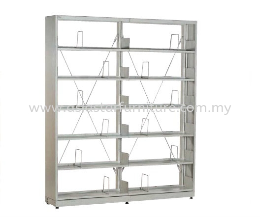 LIBRARY SHELVING DOUBLE SIDED - Top 10 Value Library Shelving | Library Shelving Faber Tower | Library Shelving Wangsa Permai | Library Shelving Bandar Sri Damansara