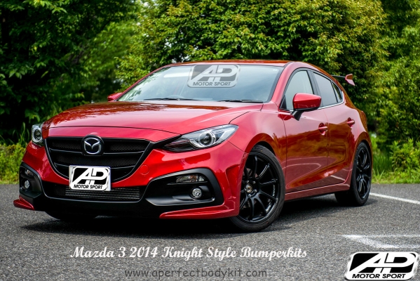 Mazda 3 2014 Knight Style Front Bumper 