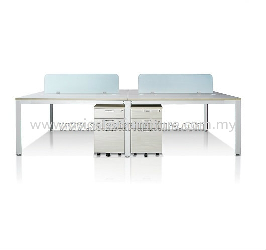 VANDA CLUSTER OF 2 OFFICE PARTITION WORKSTATION - Partition Workstation Seri Kembangan | Partition Workstation Gombak | Partition Workstation Batu Caves | Partition Workstation Kepong