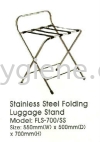 Stainless Steel Folding Luggage Stand Pembersih Rumah Trolley