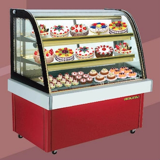 Cake Chiller - Curve Glass