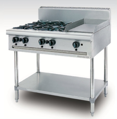 Open Burner + Griddle