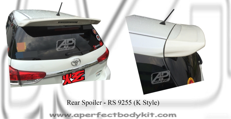 Toyota Wish 2009 K Style Rear Spoiler 