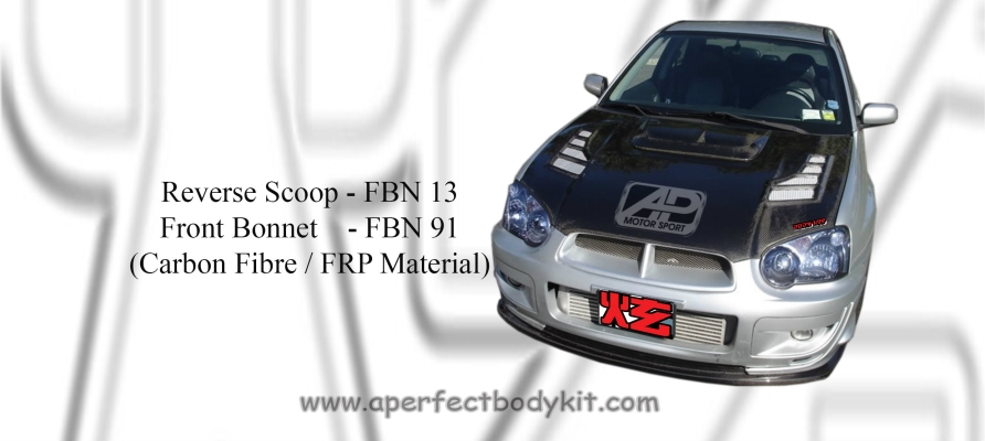 Subaru 2004 Version 8 Front Bonnet 