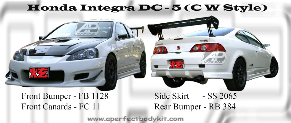 Honda Integra DC-5 C W Style Bumperkits 