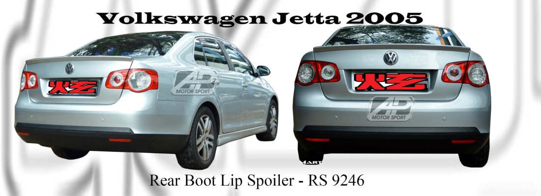 Volkswagen Jetta 2005 Rear Boot Lip Spoiler 