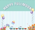 Fullmoon Party Backdrop Party Backdrop