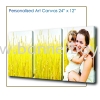 Art Canvas 2'x1', Canvas Murah, Cheap Canvas, Wood Frame Photo Personalised Art Canvas Canvas Potraits