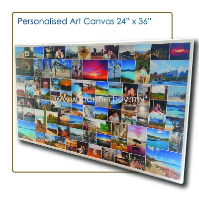 Art Canvas 2'x3', Canvas Murah, Cheap Canvas, Wood Frame Photo