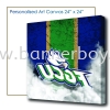 Art Canvas 2'x2', Canvas Murah, Cheap Canvas, Wood Frame Photo Personalised Art Canvas Canvas Potraits