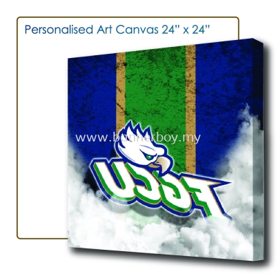 Art Canvas 2'x2', Canvas Murah, Cheap Canvas, Wood Frame Photo