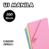 20"x25" US Manila - White US Manila (220g) Manila Card