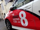 Redone - White Sticker + Laminate + Print & Cut Car Vehicle advertising 