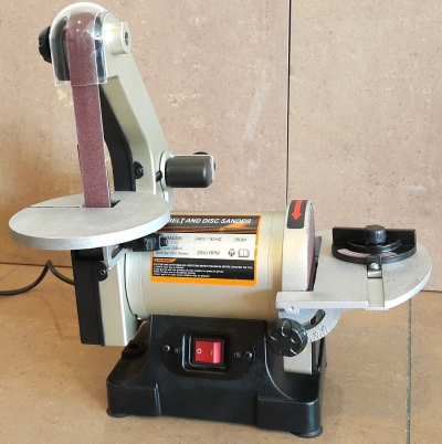 MM493B 250w Belt & Disc Sander 25x125mm ID229422 