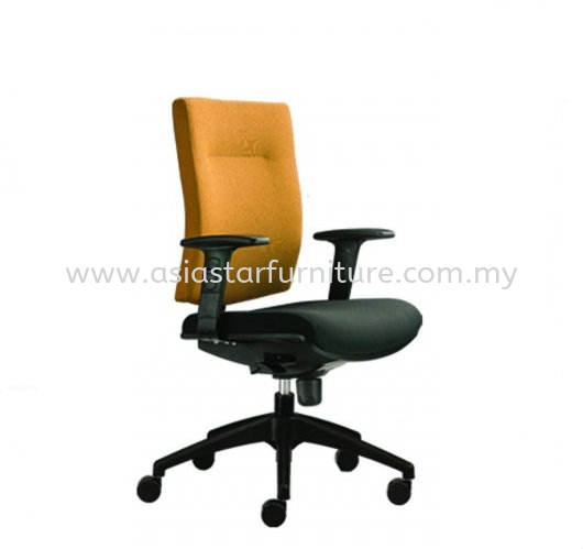 BRABUSS LOW BACK EXECUTIVE CHAIR | LEATHER OFFICE CHAIR BOTANIC SELANGOR