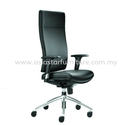 BRABUSS HIGH BACK EXECUTIVE CHAIR | LEATHER OFFICE CHAIR BANGI SELANGOR