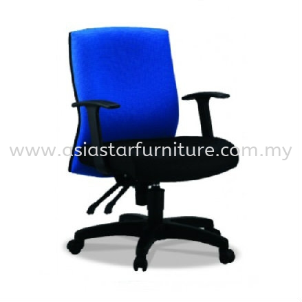 PANCO LOW BACK STANDARD CHAIR | FABRIC OFFICE CHAIR BANTING SELANGOR