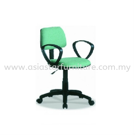 TYPIST FABRIC OFFICE CHAIR C/W ARMREST  - fabric office chair dataran prima | fabric office chair taman sea | fabric office chair semenyih