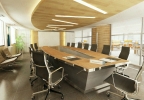 Exclusive conference room table Conference Room Modern Interior Design for JiaCheng Engineering Office in Shanghai, China.