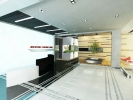 Geometry line design ideas Reception Area Modern Interior Design for JiaCheng Engineering Office in Shanghai, China.