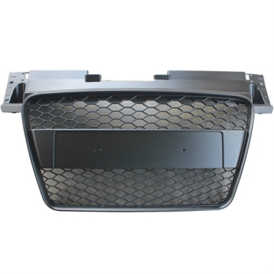 Audi TT RS front grill all black with N/plate cover