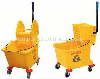 Mop Pail With Wheel & Handle